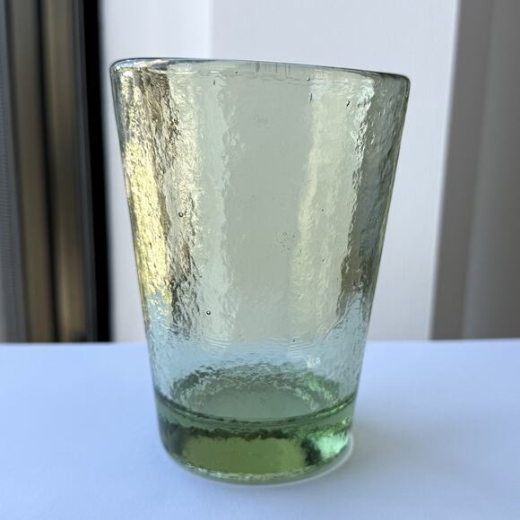 Fire and Light Recycled Glass 12oz Tumbler Olive Green - 4 3/4” - Picture 3 of 5